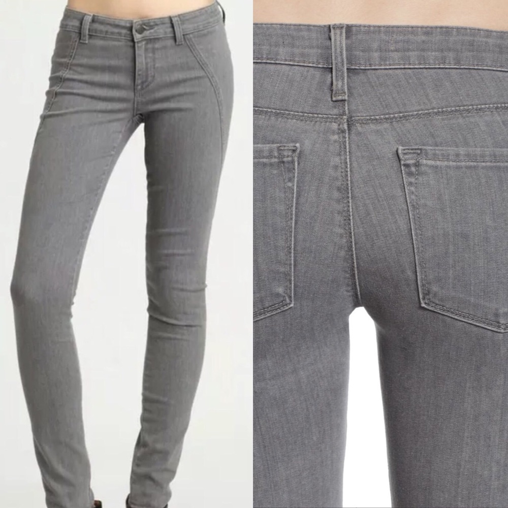 VINCE Gray Low Rise Skinny